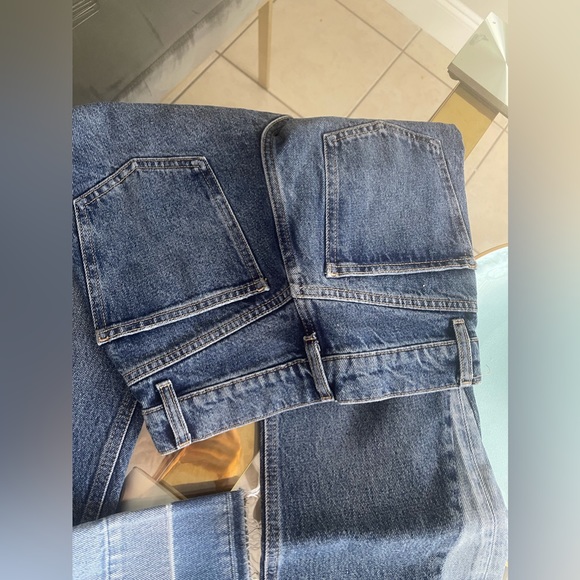 NWT ZARA Wide Leg Patchwork Collection Jeans SIZE 32 - Picture 8 of 16